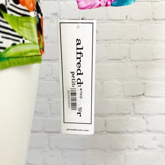 NEW ALFRED DUNNER TROPICAL ST BARTH'S TOP - 16P - Picture 6 of 6